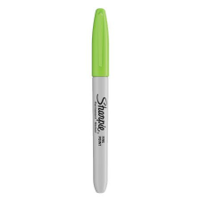 Sharpie Alkoholos marker, 1 mm, kúpos, SHARPIE Fine Point, világoszöld (SR0811000) filctoll, marker