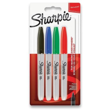 Sharpie Fine, 4 alapszín (3501179858586) filctoll, marker