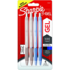 Sharpie Gelschreiber S-Gel 0,7mm 4 Stück Schwrz+Blau Fashion Blister (2162647)