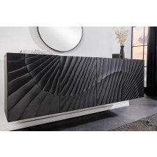 Shayla Design komód Shayla 177 cm függő fekete mangó bútor