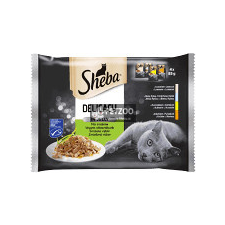 SHEBA alutas 4-pack mix 4*85g macskaeledel