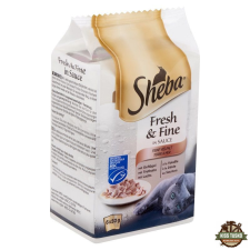 Sheba alutasak mini 6x50gr halas- húsos mix Multipack macskaeledel