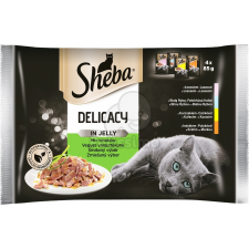 Sheba Sheba Delicacy alutasakos eledel - vegyes válogatás 4 x 85 g macskaeledel
