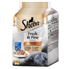 Sheba Sheba Fresh & Fine Halas Válogatás Mini 6 x 50 g macskaeledel