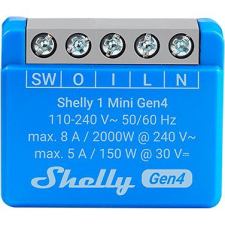 Shelly Gen4 1 Mini, kapcsoló modul, WiFi villanyszerelés