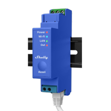 Shelly PRO 1 DIN-sínre szerelhető WiFi + Ethernet kompatibilis, 16A okosrelé, feszültségmentes ka... villanyszerelés