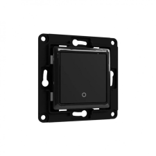 Shelly Wall Switch 1 gombos fali villanykapcsoló, Fekete okos kiegészítő
