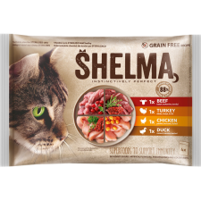  Shelma alutasakos 4 hús mix 4*85g macskaeledel