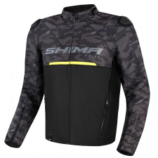 Shima Drift motoros kabát camo-fekete motoros kabát
