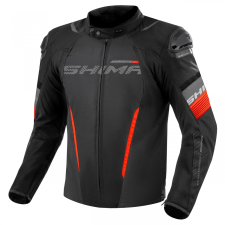 Shima Solid 2.0 motoros kabát fekete-piros motoros kabát