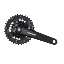 Shimano Altus FC-M315 négyszögtengelyes trekking hajtómű, 22-36T, 175 mm, alumínium, fekete kerékpár hajtómű
