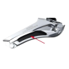 Shimano FD-6800 Skid Plate országúti első váltóhoz kerethez való takaró lemez, műanyag, fekete