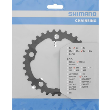 Shimano lánckerék 34f fc3550 fekete kerékpáros kerékpár és kerékpáros felszerelés