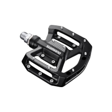 Shimano PD-GR500 DH platform pedál, CNC alumínium, cserélhető szegecsekkel, fekete kerékpár hajtómű