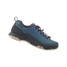 Shimano SH-ET501 férfi trekking és túra kerékpáros cipő, fűzős, kék, 43-as kerékpáros cipő
