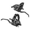 Shimano STEF51 váltókarok – ATB, 3x8 sebesség, ezüst, V-fékhez, „2 ujjas” (pár) SHIMANO Bicikli alkatrészek Kerékpár alkatrészek Kerékpár fékek és váltók
