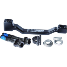 Shimano tárcsafék adapter, első vagy hátsó, PM-PM180, alumínium, fekete kerékpár fék
