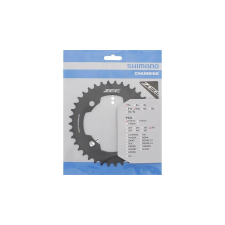 Shimano Zee FC-M640-M645 első lánckerék, 38T, 104 mm, 10s, alumínium, fekete kerékpár hajtómű
