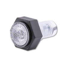 SHIN YO Mini LED Parkolófény, Kerek, Lencseátmérő 14,8 mm, E-jóváhagyással motorkerékpár fényszóró