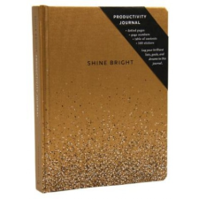  Shine Bright Productivity Journal, Gold – Chronicle Books naptár, kalendárium