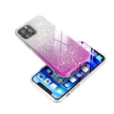 SHINING tok IPHONE 14 PLUS átlátszó/rózsaszín tok és táska