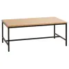  Shiny dohányzó asztal fém lábak MDF asztallap 110x60x45 cm - teherbírás: 20 kg