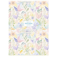 SHKOLYARYK Füzet, tűzött, A4, kockás, 80 lap, SHKOLYARYK &quot;Natural&quot;, vegyes füzet