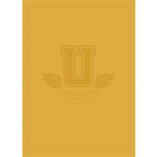SHKOLYARYK Füzet, tűzött, A5, kockás, 60 lap, SHKOLYARYK &quot;University International&quot;, vegyes füzet