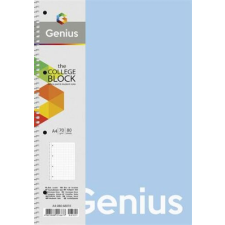 SHKOLYARYK Spirálfüzet, A4, kockás, 80 lap, PP borító, SHKOLYARYK "Genius Pastel", vegyes füzet