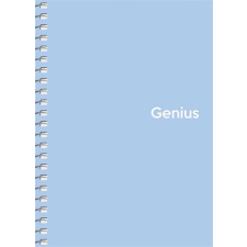SHKOLYARYK Spirálfüzet, A6, kockás, 80 lap, PP borító, SHKOLYARYK Genius Pastel , vegyes füzet