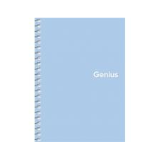 SHKOLYARYK Spirálfüzet, kockás, A6, 80 lap, PP borító, SHKOLYARYK \"Genius Pastel\", vegyes füzet
