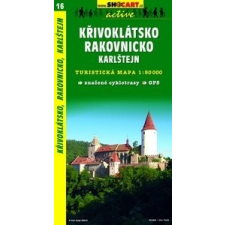 Shocart SC 16. Krivoklatsko, Rakovnicko, Karlstejn Prague west turista térkép Shocart 1:50 000 térkép