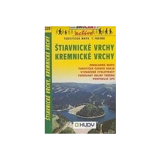 Shocart SC 229. Štiavnické vrchy, Kremnické vrchy turista térkép Shocart 1:100 000 térkép