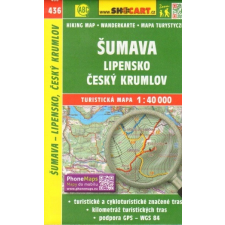 Shocart SC 436. Šumava - Lipensko - Český Krumlov turistatérkép, Sumava turista térkép Shocart 40 000 2017 térkép
