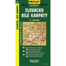 Shocart SC 72. Slovacko, Bile Karpaty turista térkép Shocart 1:50 000 térkép