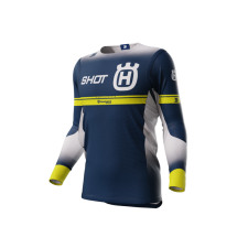 SHOT Aerolite Husqvarna LE 2024 motokrossz mez kék motocross mez