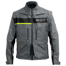 SHOT Contact Assault 2.0 motoros kabát szürke-fluo sárga motoros kabát