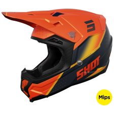 SHOT Core Honor motokrossz sisak narancssárga-matt fekete bukósisak