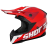 SHOT Pulse Airfit gyerek motokrossz sisak fényes piros