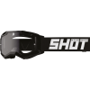 SHOT Rocket Kid 2.0 gyerek motokrossz szemüveg fekete (átlátszó plexi)