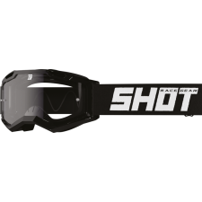 SHOT Rocket Kid 2.0 gyerek motokrossz szemüveg fekete (átlátszó plexi) motoros szemüveg