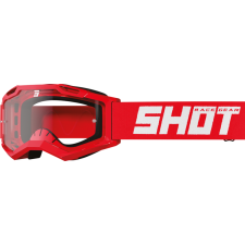 SHOT Rocket Kid 2.0 gyerek motokrossz szemüveg piros (átlátszó plexi) motoros szemüveg