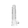 Shots Toys RealRock Kristálytiszta 19 cm