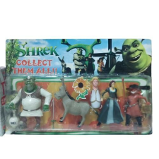  SHREK figurák gyerekeknek, 4db-os szett játékfigura