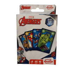 Shuffle Marvel-Bosszúállók 4 az 1ben kártyajáték társasjáték