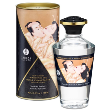 Shunga - melegítő hatású masszázsolaj - vanília (100ml) masszázsolaj és gél