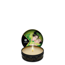 Shunga Mini Massage Candle Zenitude / Exotic Green Tea - masszázsgyertya - zöld tea (30 ml) egyéb erotikus kiegészítők nőknek