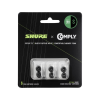 Shure x Comply TZ100 fekete szivacs SE és AONIC fülhallgatóhoz, 3 pár, méret: Small