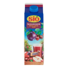 SIÃ“ Gyümölcslé sió rostos meggy-szilva-alma 12 1l üdítő, ásványviz, gyümölcslé