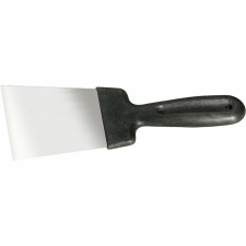 SIBRTEH 80mm spatulya rozsdamentes, műanyag nyéllel kőműves és burkoló szerszám